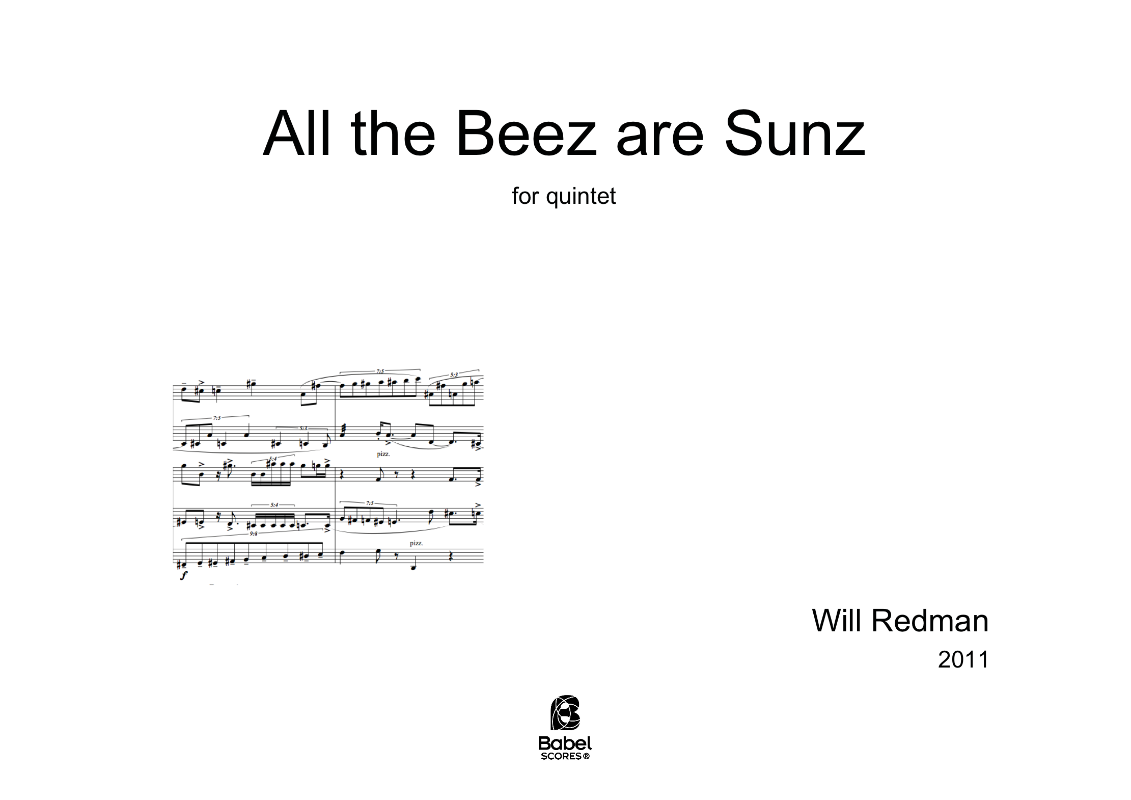 All The Beez Are Sunz A4 z